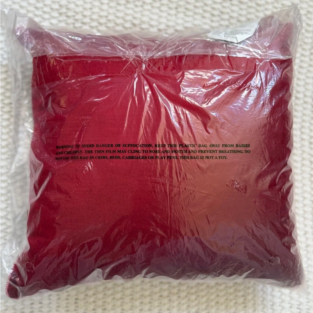 NWT Punch Studio Holiday Jingle Dog Decorative Pillow